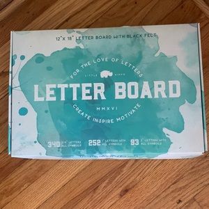 NEW Happy Hippo 12x18 Letter Board.